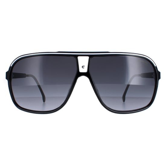 Carrera Aviator Mens Black and White Grey Gradient Grand Prix 3