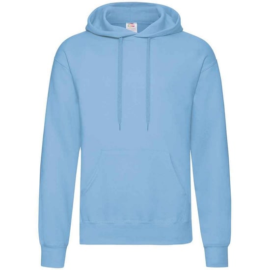 Fruit of the Loom Volwassenen Unisex klassiek sweatshirt met capuchon (Hemelsblauw) - Image 1