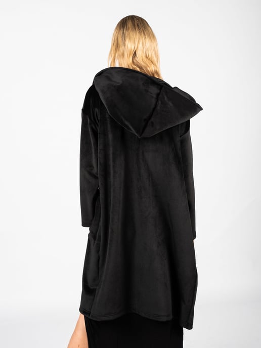 La Haine Inside Us Coat LW619 Woman's Black