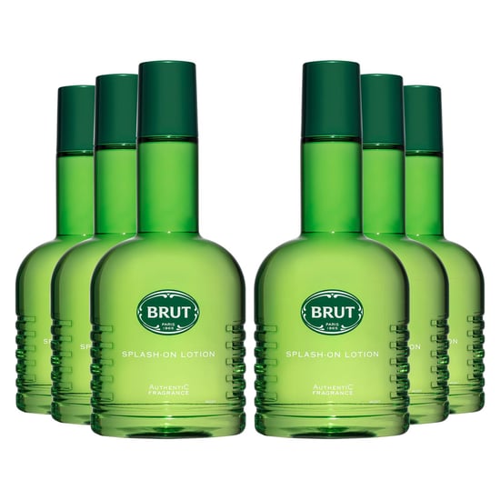 Brut Splash-On Body Lotion with Original Fragrance for Men 200ml, 6-Pack - Image 1
