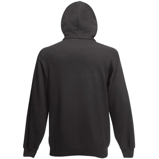 Fruit Of The Loom Mens Zip Through Hooded Sweatshirt / Hoodie (Charcoal) - Image 2