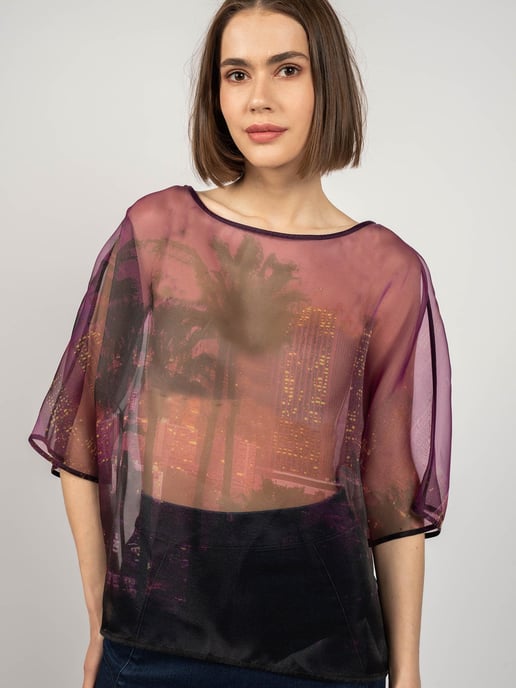 Patrizia Pepe Blouse Woman's Purple - Image 2