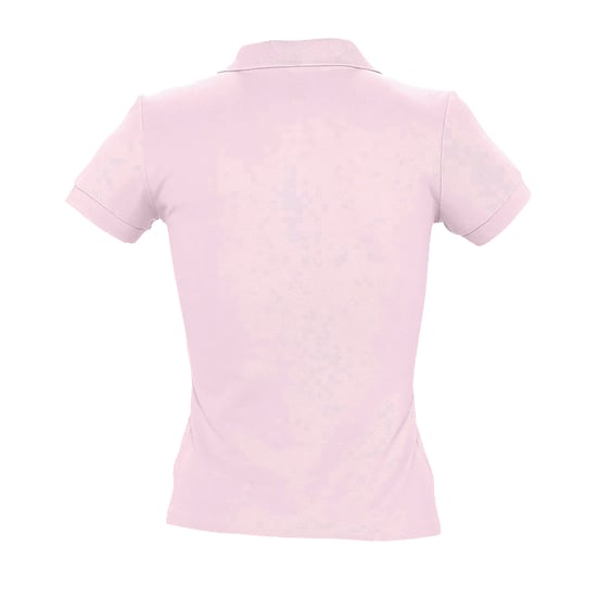 SOLS Vrouwen/dames Mensen Pique Korte Mouw Katoenen Poloshirt (Lichtroze) - Image 3