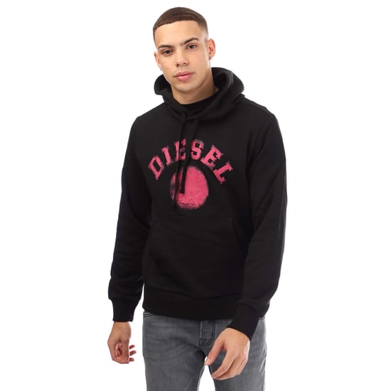 Men's Diesel S-Ginn 9-D Hoodie in Black - Image 1