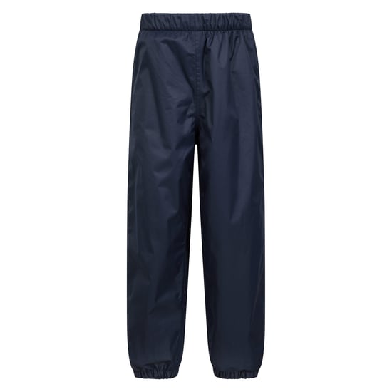 Mountain Warehouse Childrens/Kids Fleece Lined Waterproof Trousers (Navy)