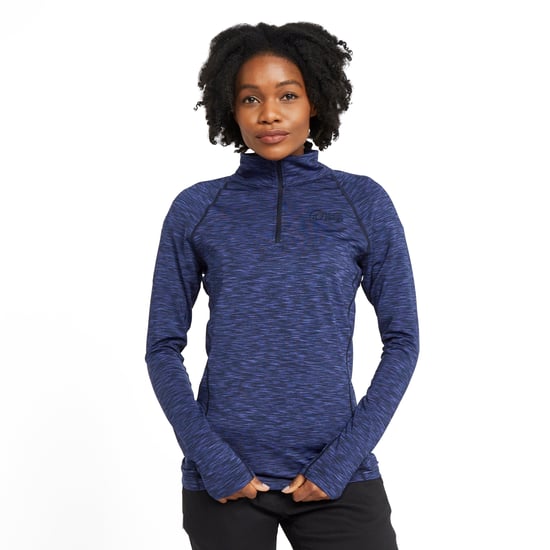 North Ridge Women's Ainslie Half Zip Fleece with Active Fit and Thumbhole Sleeves
