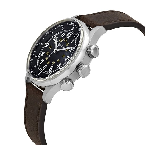 Bulova A-15 Pilot Men's Brown Watch 96A245 - Image 3