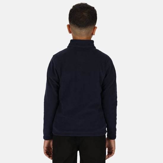 Regatta Great Outdoors Childrens/Kids Hot Shot II Half Zip Fleece Top (Navy/Navy)