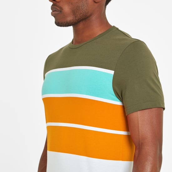 Whitwick Mens T-Shirt Khaki - Image 4