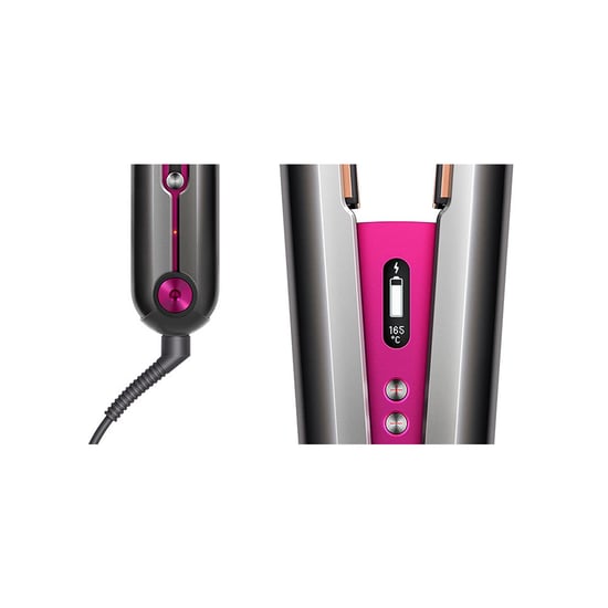 Dyson Corrale Hair Straightener - Black Nickel/Fuchsia - Certified Refurbished