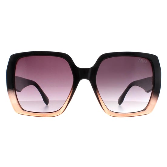 Atum Square Womens Black Nude Gradient Smoke Grey Gradient Zouk