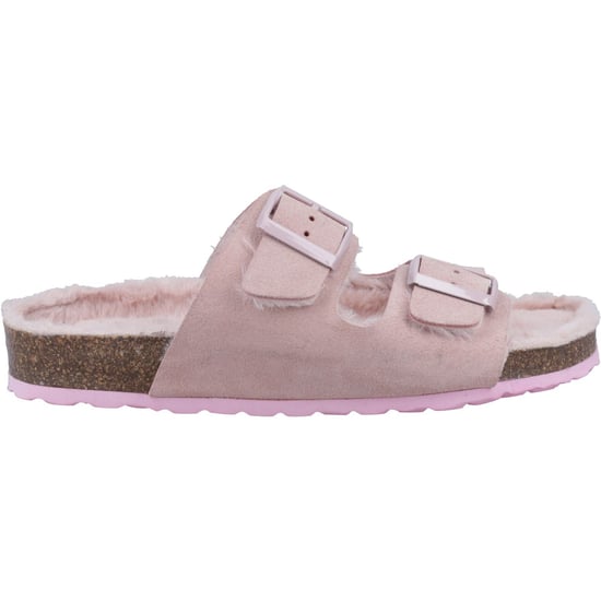 Hush Puppies Jessie Läder Tofflor för kvinnor Blush - Image 4