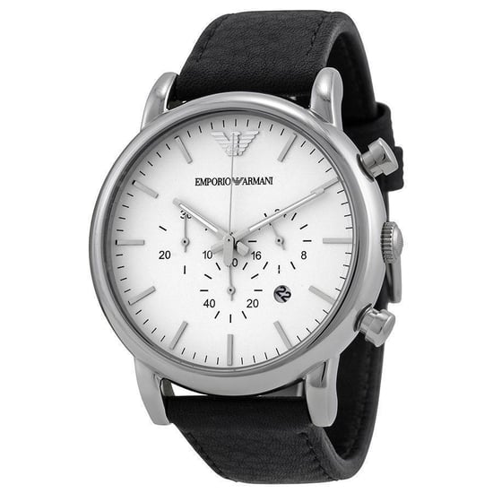 Emporio Armani Luigi Heren Horloge Zwart AR1807 - Image 1