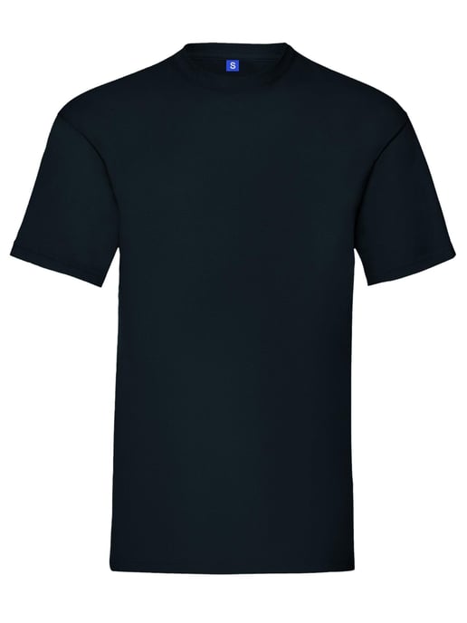 Kruze | Mens Crew Neck T-Shirts (5 Pack) - BLK/NVY/WHT/CHAR/RED - Image 4