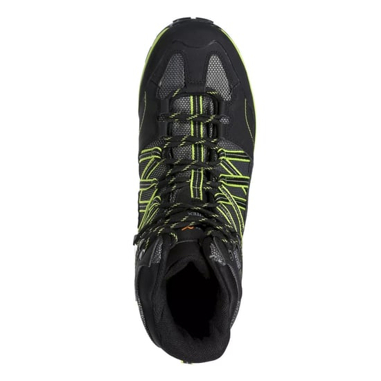 Regatta Mens Samaris Mid II Hiking Boots (Black/Electric Lime)