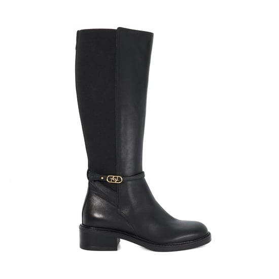 Dune Ladies Tias - Branded Buckle Knee High Boots