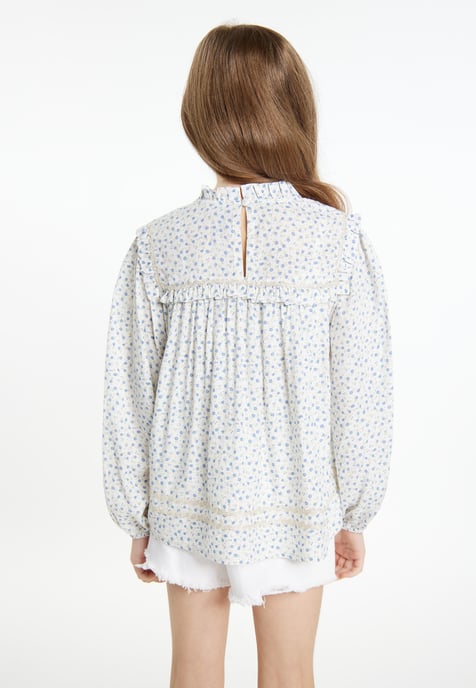 Dreimaster Blouse blue - Image 4