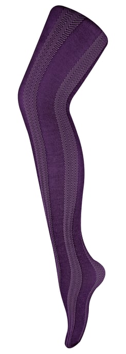 Sock Snob - Färgade 80 denier ogenomskinliga mode-strumpbyxor för damer - Randiga - Image 1