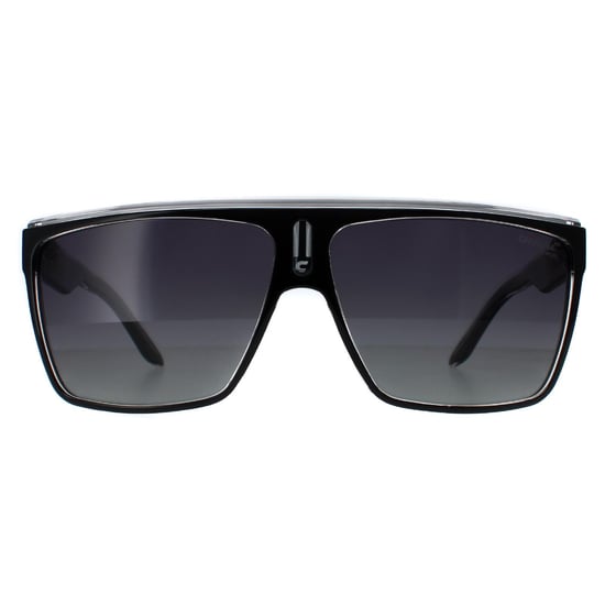 Carrera Shield Unisex Black White Grey Gradient Polarized 22