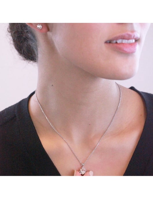 Lily Set - Silver och kristall - Image 2