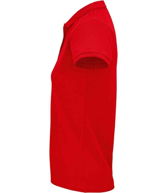 SOLS Womens/Ladies Planet Organic Polo Shirt (Red)