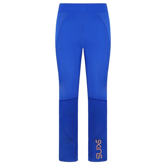 Skins Series-5 Stretch Waist Blue Womens Long Tights Leggings SF40501190571
