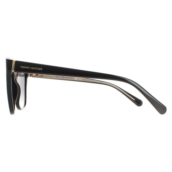 Tommy Hilfiger Square Womens Black Dark Grey Gradient TH 1811/S