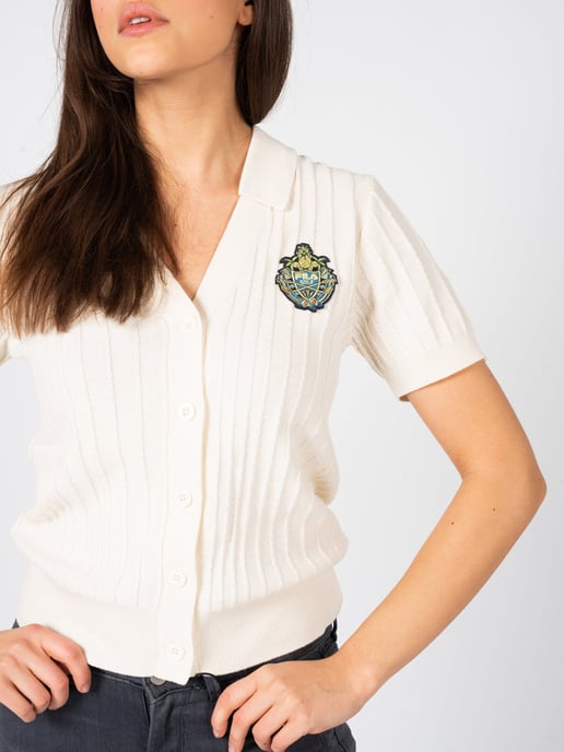 Fila Cardigan Trap Woman's Beige - Image 5