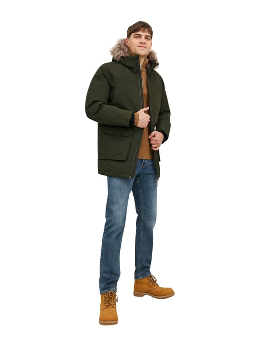 Jack & Jones Jas Winter Wing Parka Green