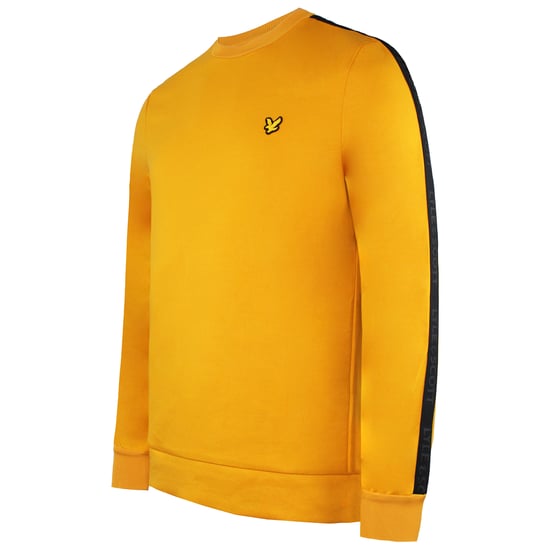 Lyle & Scott Tape Mens Yellow Seater - Image 2