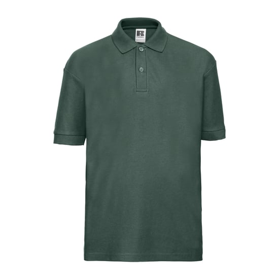Russell Poloshirt van katoen voor kinderen (Fles groen) - Image 1
