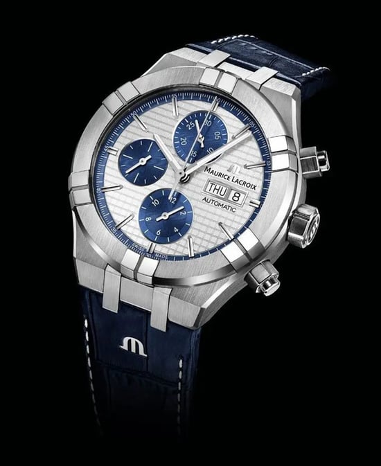 Maurice Lacroix Aikon Men's Blue Watch AI6038-SS001-131-1 - Image 2