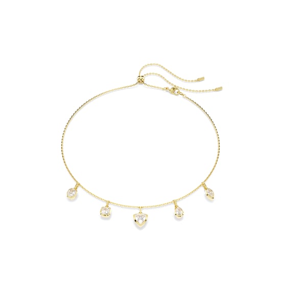 Swarovski 'Imber Organic' Dames Vergulde Metalen Ketting - Goud 5705463 - Image 1