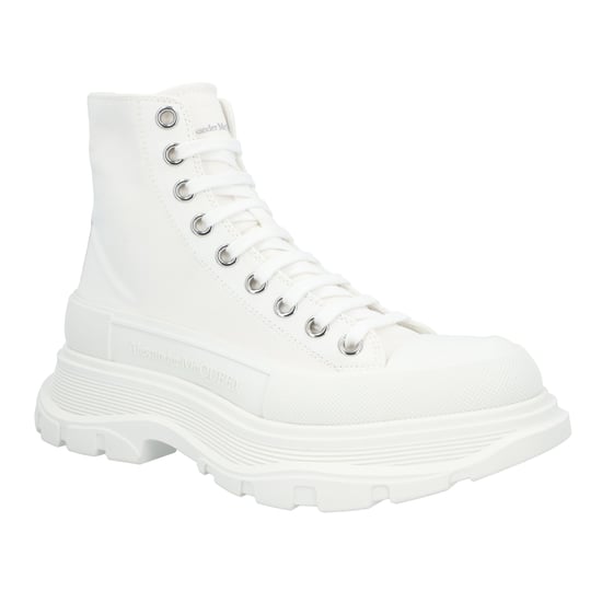 Alexander McQueen Tread Slick Boot in White