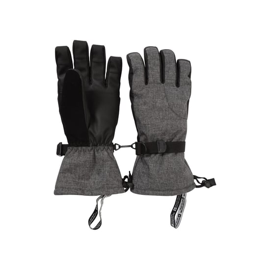 Mountain Warehouse Mens Lodge Ski Gloves (Grey) - Image 3