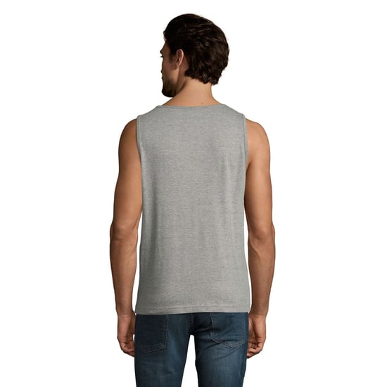 SOLS Heren Justin Mouwloze Tank / Vest Top (Grijze Mergel) - Image 2