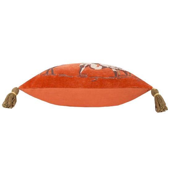Wylder Tropics Kushiro Embroidered Velvet Feather Filled Cushion