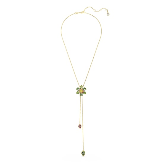 Swarovski 'Idyllia F Florere' Women's Gold Plated Metal Necklace - Gold 5717158 - Image 3