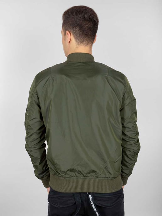 Heren Alpha industries Ma-1 Tt Bomber Jacket in Donkergroen - Image 2