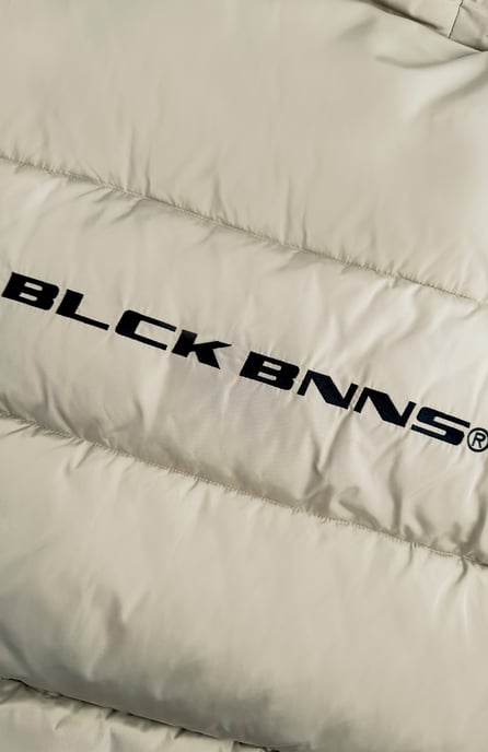 Black Bananas Block Puffer Jacket, Sand