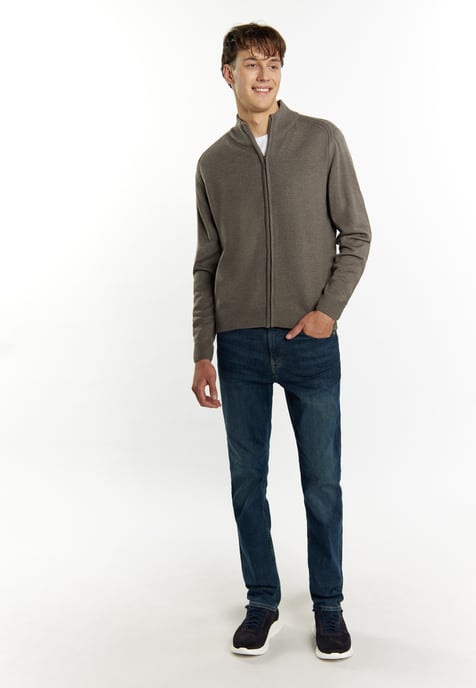 Mo Cardigan Men light grey melange - Image 2