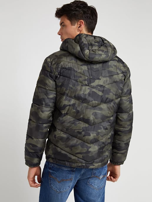 GUESS Mens Light Puffer Jacket
