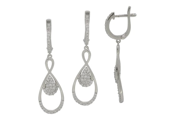 Orphelia 'Angelina' Dames 925 Sterling Zilveren Oorringen - Zilver ZO-7041 - Image 3