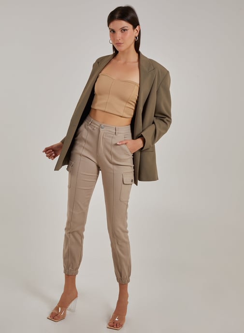 Utility Stretch Cargo Trousers