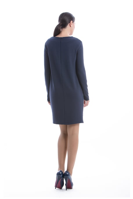 Straight Long Sleeve Dress
