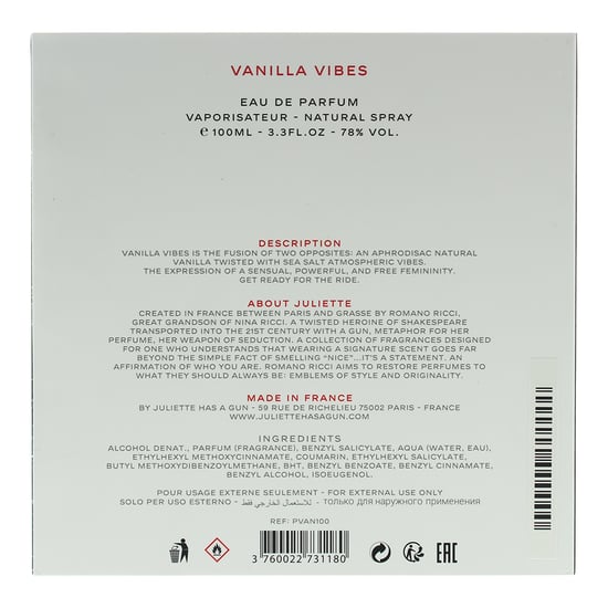 Juliette Has A Gun Vanilla Vibes Eau de Parfum 100ml