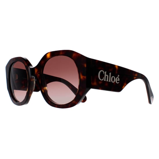 Chloé Ronde Dames Donker Havana Bruin Gradiënt CH0234S - Image 2