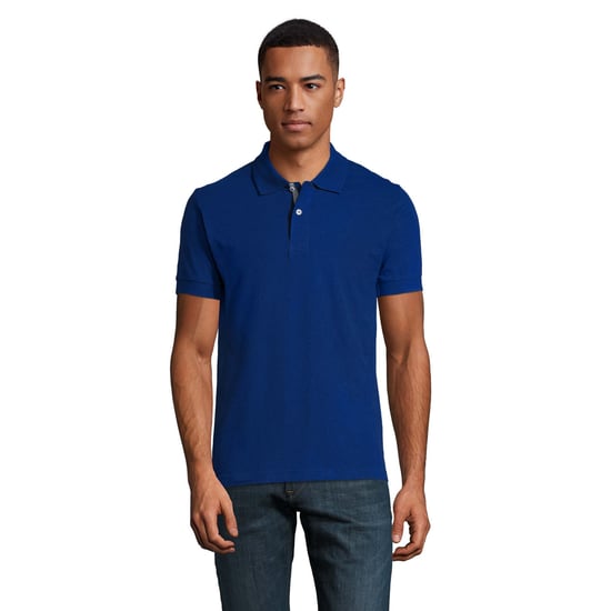 SOLS Heren Portland Poloshirt (Ultramarijn/Grijs) - Image 1