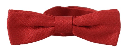 Dolce & Gabbana Red 100% Silk Adjustable Neck Papillon Men's Tie - Image 3