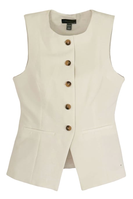 Tailored Waistcoat Round Neck